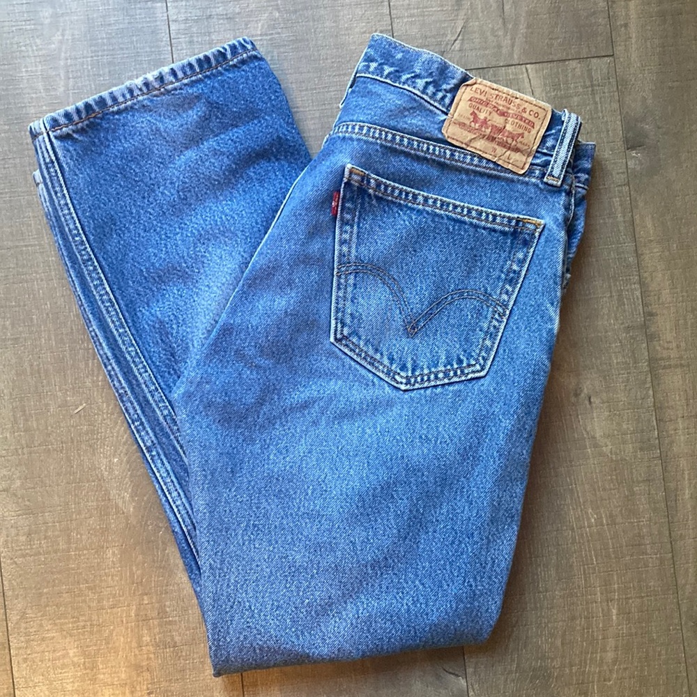 Vintage 505 Relaxed Loose Fit Denim Jeans
